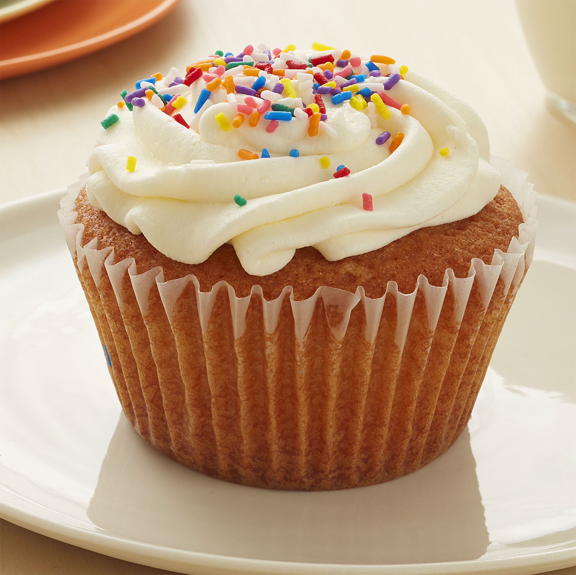 Vanilla Cupcake Vanilla Buttercream Icing Sprinkles - Little Pie Company