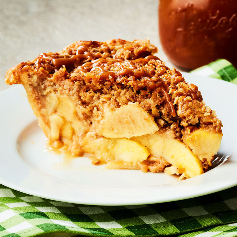 Salted Caramel Apple Pie